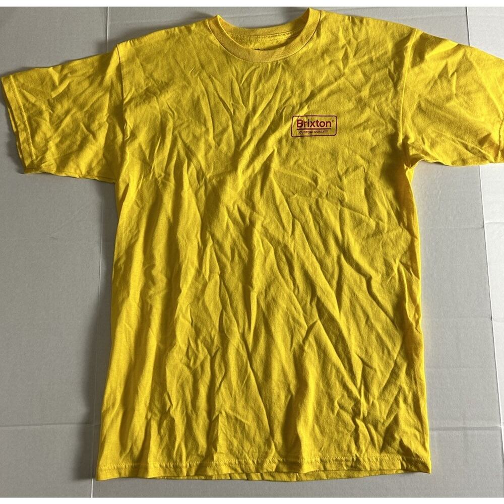Brixton Yellow T Shirt Size Medium New‎